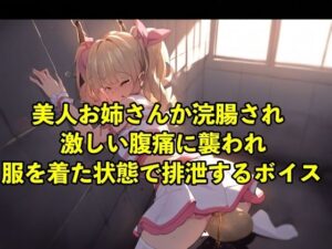【着衣脱糞】美人お姉さんが浣腸され激しい腹痛に襲われ服を着た状態で排泄するボイス【スカトロ/拷問】(エロカフェ) [d_490113]