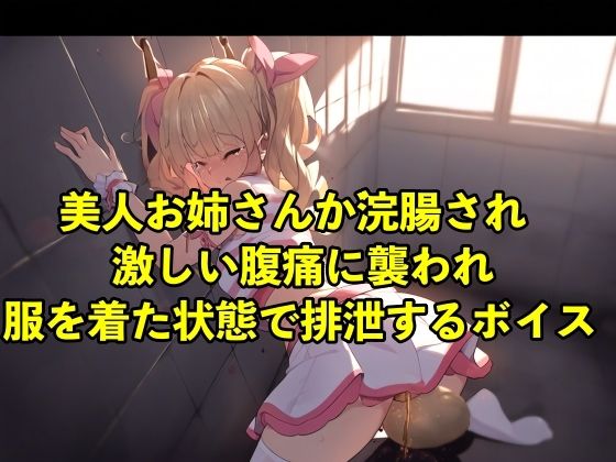 【着衣脱糞】美人お姉さんが浣腸され激しい腹痛に襲われ服を着た状態で排泄するボイス【スカトロ/拷問】(エロカフェ) [d_490113]