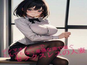デンマオナニーでとんでもなく卑猥な声で喘ぐセックスレスの人妻(ガールズコレクション) [d_491347]