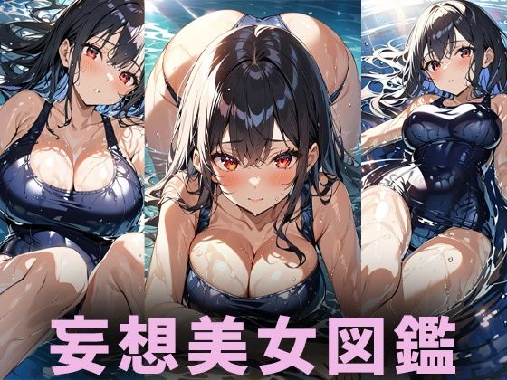 巨乳水着美女【妄想イラスト美女図鑑vol.156】(AIイラスト美女研究所) [d_496210]