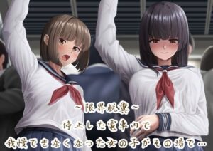 【限界脱糞】停止した電車内で我慢できなくなった女の子がその場で…（バイノーラル音声）(おもらし観察店) [d_496861]