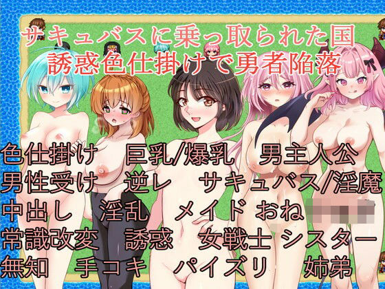 サキュバスに乗っ取られた国〜誘惑色仕掛けで勇者陥落〜(イン堂) [d_496875]