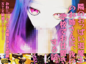 隣のおっぱい退魔士のお姉さんに、夜の学校でお仕置きする話。おねショタおっぱい退魔士孕ませ懇願NTR結婚ストーリー！(レッドカラー) [d_497771]