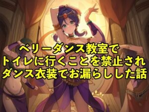 【失禁体験談】ベリーダンス教室でトイレに行くことを禁止されダンス衣装でお漏らしした話【コスプレ/おしっこ】(エロカフェ) [d_499250]