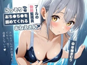 こっそりおち〇ち〇を鎮めてくれるプールの勃起監視員おねえさん【KU100】(いたずらえっち 〜性癖よ恍惚なれ〜) [d_499307]