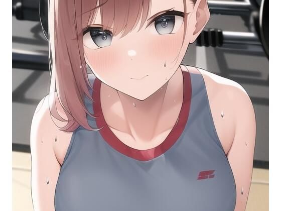 「健全な」汗だく体操着JK(歪) [d_255260]