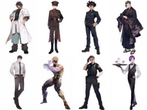 【男キャラ全身立ち絵ジョブ別5】著作権フリーの高解像度素材（100枚）(Game Material Store) [d_275076]