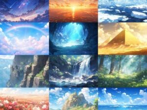 【繊細で芸術的な自然系背景】著作権フリーの高解像度画像（100枚）(Game Material Store) [d_275727]