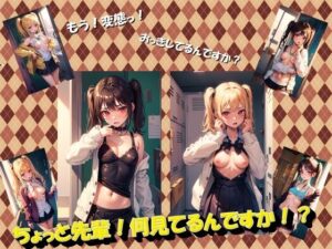 ちょっと先輩！何見てるんですか！？(panpanyama1) [d_345235]