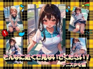 そんなに近くで見ないでください！テニス少女編(panpanyama1) [d_351721]