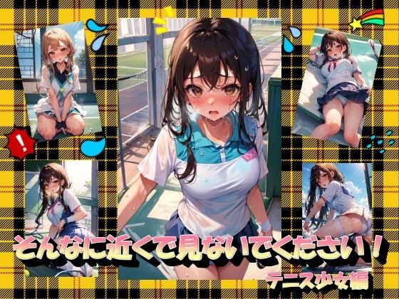 そんなに近くで見ないでください！テニス少女編(panpanyama1) [d_351721]