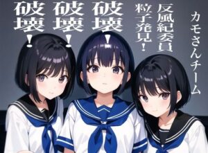 虹かけ誌 ガールズ＆パンツァー イラスト集11 カモさんチーム 反風紀委員粒子発見！ 破壊！ 破壊！ 破壊！(九情承太郎商店) [d_358246]