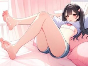 小悪魔チックな妹による足コキ〜ぶっかけちゃってゴメン…〜(晴耕雨読) [d_447493]