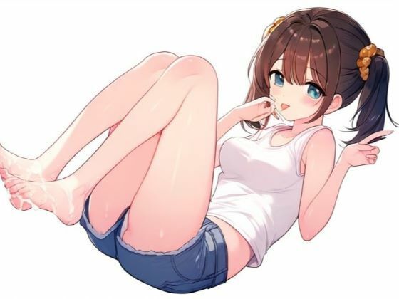 ツインテ幼馴染でぶっかけ〜ほどよく日焼けした素足〜(晴耕雨読) [d_447734]