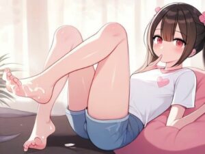 膨らみかけな女の子は抜ける〜無表情で足コキ〜(晴耕雨読) [d_448690]