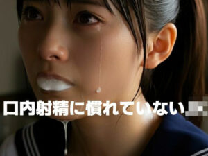 口内射精に慣れていないJK(もう限界) [d_454220]