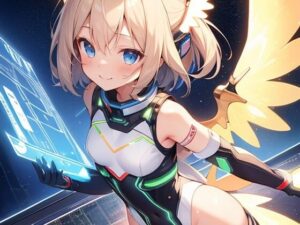 サイバースペース風美少女さん(ほげふが) [d_460145]