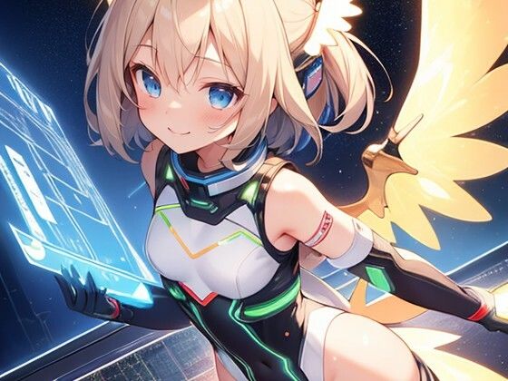 サイバースペース風美少女さん(ほげふが) [d_460145]