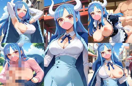【う○ティイラストエロ画像】ワ○ピースに登場するセクシー巨乳ありんすちゃんのエッチな画像集(エロココ！) [d_479833]