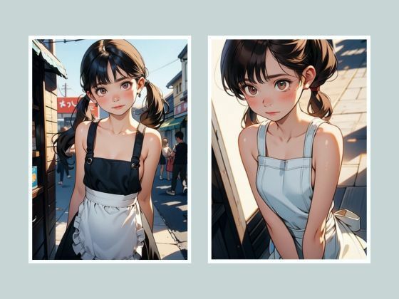 AI春画  裸エプロン(牛さんブックマーク) [d_491302]