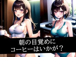 朝の目覚めにコーヒーはいかが？(ろんろん) [d_492146]
