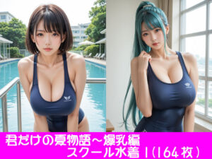 君だけの夏物語〜スクール水着1（爆乳編）(ぱてぃすりーず) [d_493202]