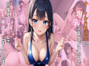 サークル歓迎会で爆乳一年生がいたから何度も生ハメして中出した件(monomo) [d_496313]