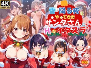 雪降る夜にやってきたサンタさんにエッチなイタズラ♪(ハイスクールパラダイス) [d_497694]