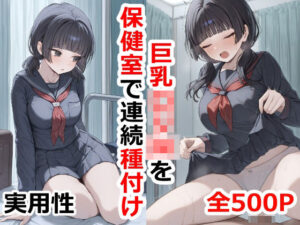 巨乳ロリJKを保健室で連続種付け(実用性) [d_499661]