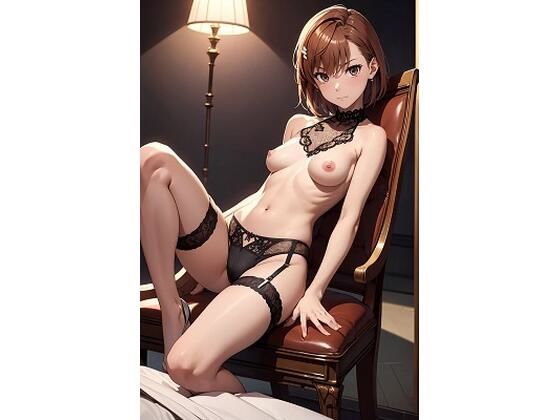 御坂〇琴  ガーターベルト(ひぐまアート) [d_500010]