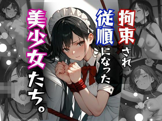 拘束され、従順になった美少女たち。(シクモト屋) [d_500083]