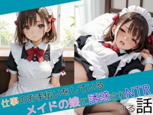 仕事のお手伝いをしているメイドの娘に誘惑されNTRする話(しろいか) [d_501302]
