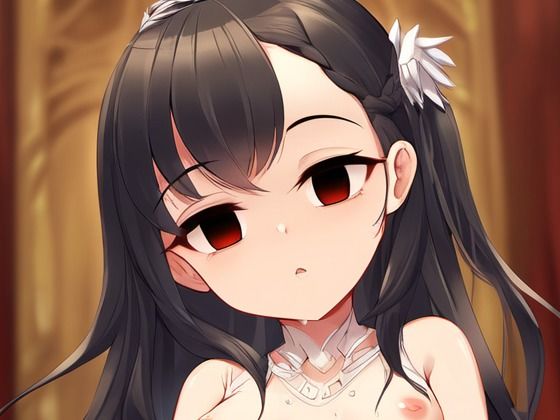 ドレスの女の子が催●にかかってスカートをたくし上げている画像(催●スキ) [d_501321]