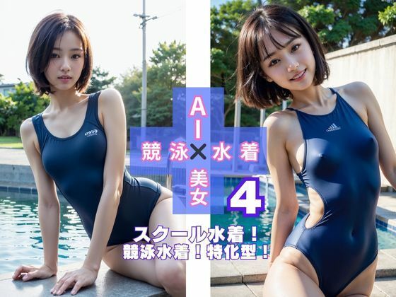AI×美女×競泳×水着4(さいれんとはうんど) [d_503760]