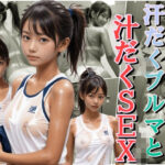 褐色日焼け陸上部 汗だくブルマと汁だくSEX(えーあい美少女研究所) [d_504096]