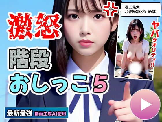 階段おしっこ5 女子校生〜激怒罵倒おしっこ＆27連続生ハメSEX〜(コメットパンチ) [d_504331]