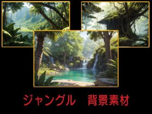 ジャングル  背景素材(豊川内角) [d_507122]