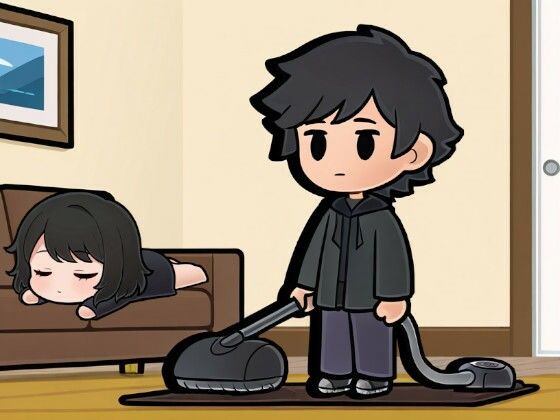 洗剤買ってきて！(ネコニャンズ) [d_510078]