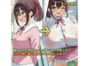 陰キャの大学生ちゃんが謎の本に支配されて元気な媚び媚び爆乳ちゃんに変わる話(壊れそうな懐中時計) [d_510660]