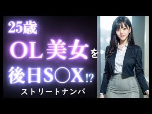 【実録】25歳 OL美女をお持ち帰り｜街中で出会ったOL美女をナンパして自宅でセックス【ストリートナンパ】(高橋和己pua) [d_519272]