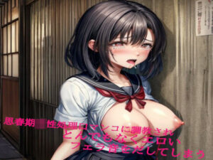 思春期JK性処理口マンコに調教されとんでもなくエロいフェラ音をだしてしまう(妄想ヌルヌル女学院) [d_520237]