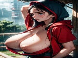 爆乳AI裸フード1(AI出版) [d_337983]