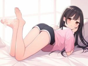 ホットパンツの足コキ彼女〜ちょっぴりSな後輩〜(晴耕雨読) [d_454809]