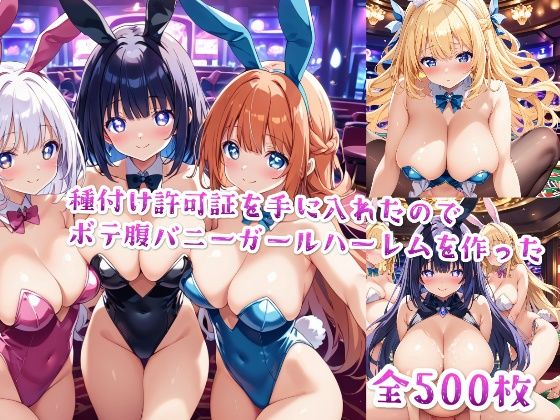 【セリフ付き】種付け許可証を手に入れたのでボテ腹バニーガールハーレムを作った(星屑ヒロインズ) [d_491901]