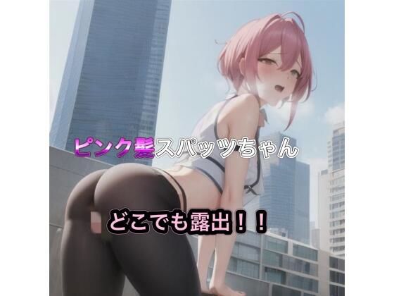 ピンク髪スパッツちゃんのどこでも露出！！(まんまんちん) [d_493720]