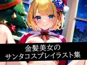 金髪美女のサンタコスプレイラスト集(ぽんぽこ) [d_496951]