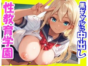 性教育学園のドスケベ黒ギャルに中出し！学園でヤリたい放題！！(きょほう) [d_499845]