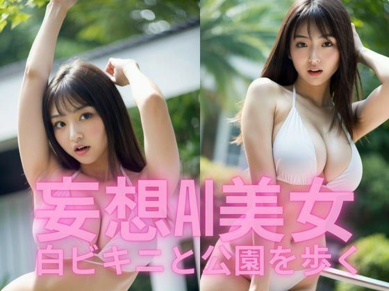 妄想AI美女  白ビキニと公園を歩く(BAI Publishers) [d_508623]