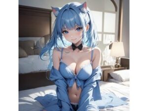 猫耳ベッドルーム（ブルー/ピンク）(Day Dream) [d_509485]