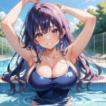 体験入部したら 先輩がかわいかったから 水泳部に入部しちゃいました。(ねるねむ) [d_509884]